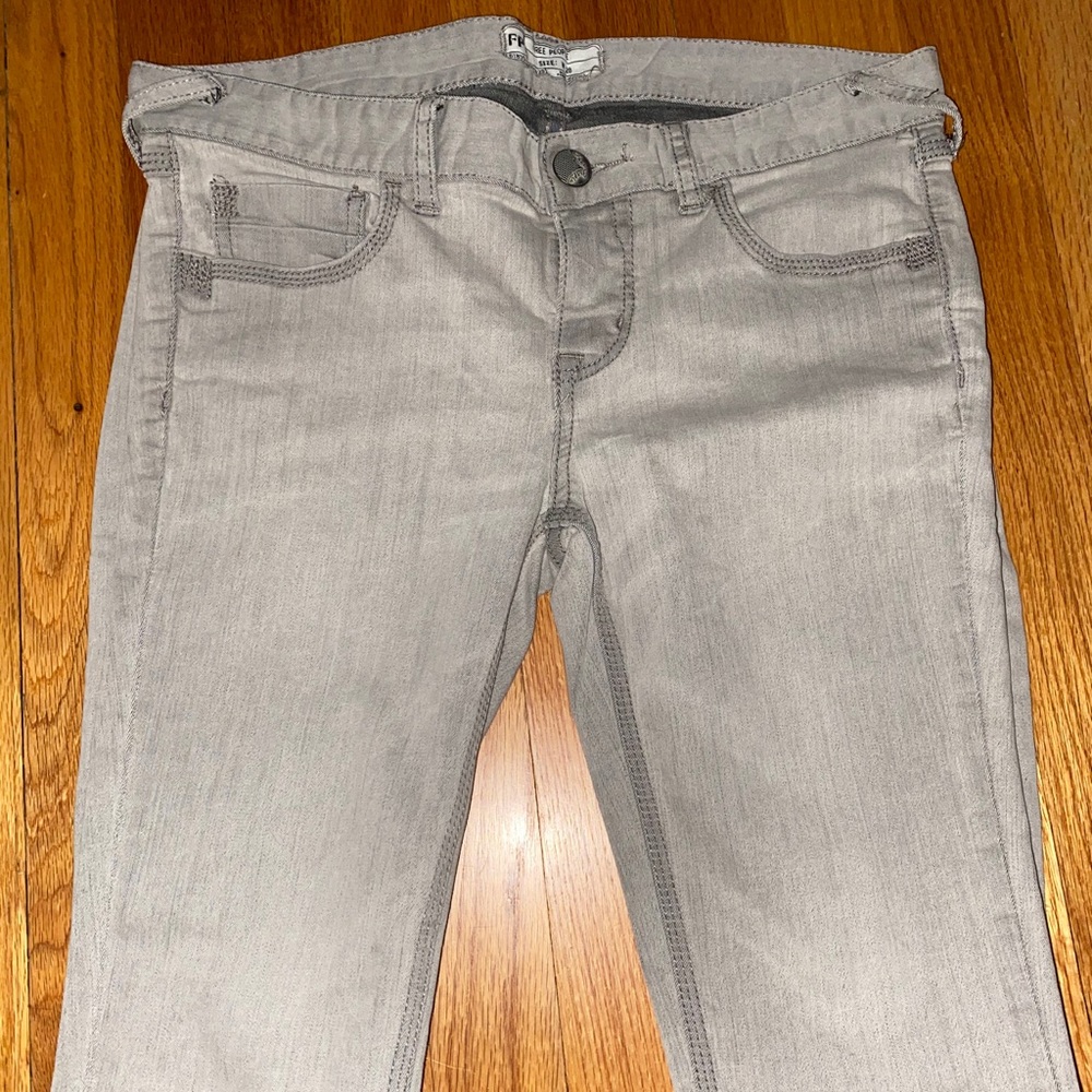 Free People Gray Jeans